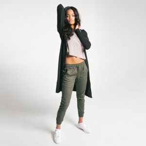 Fairplay Joggers in Olive, NWOT